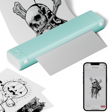M08F-Letter Portable Printer, Support Letter Size Paper Printing, 8.5