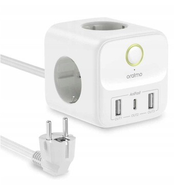 Przedłużacz / Kostka ORAIMO 6w1, długość 1,5m