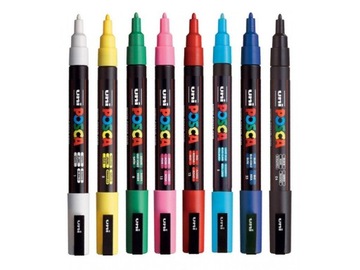 Набор маркеров POSCA. 8 шт. БАЗОВЫЙ ПК-5М