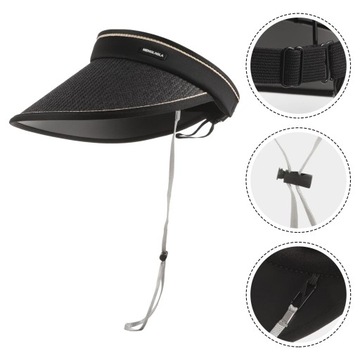 Empty Top Hat Ladies Visor Bucket Hats Sun