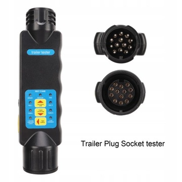 Tester przyczepy 12V 13pin hak holowniczy gniazdo