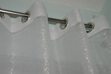 ШТОРА БАТИСТ МОРОЗ ВЕС СВИНЦА НА МЕТР, ГЛЯНЦЕВАЯ ВУАЛЬ, ВЫСОТА 280 СМ