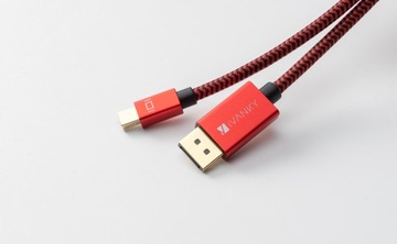 Кабель Mini DisplayPort — DisplayPort, 3 м, красный