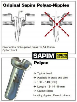 Спицы 18 шт Sapim Leader Black 248мм + ниппели.