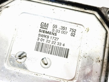 JEDNOTKA MOTORU OPEL OE 55351752