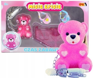MISIE EPISIE RUBINEK ZESTAW Z HUSTAWKĄ EPEE CZAS ZABAWY