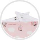 CANPOL МЯГКИЙ ШАРФ-КОМБИНЕЗОН 2в1 МУСЛИН + ПРУЖИНЫ