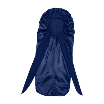 Шапка атласная Шапочка спальная атласная Темно-синяя