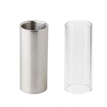 2 куска стекла из нержавеющей стали.