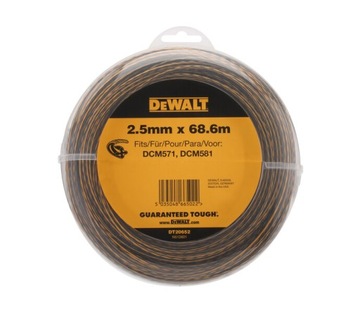 DEWALT Żyłka 2,5mm podkaszarek DCM561 DCM571 68,6M