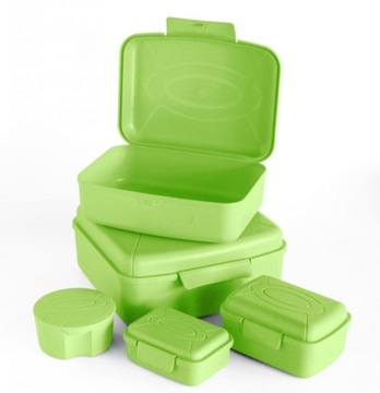 Zestaw 5 pojemników śniadaniowych Foodie Lunch Box