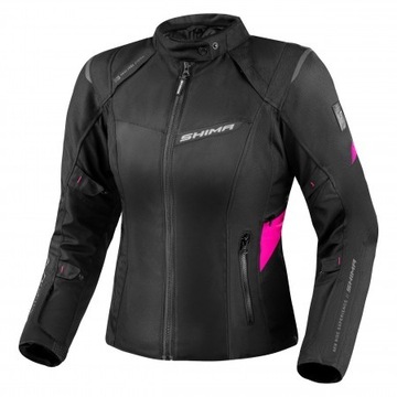 Damska tekstylna kurtka motocyklowa Shima RUSH 2.0 Lady Pink XL