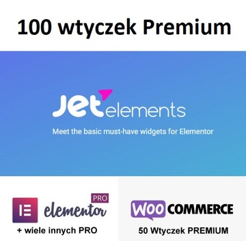 Jet Elements Elementor + 14 innych JET WordPress