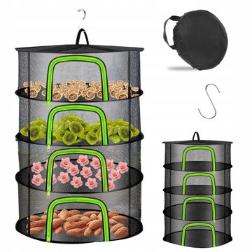 СЕТКА ДЛЯ СУШКИ ТРАВ 60/80 СМ, 4 ПОЛКИ, 1 СУШИЛКА