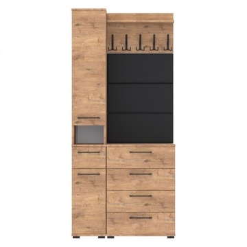 Garderoba 90x30cm Altus60 Supra30 3 Panele D2 LANCELOT