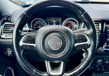 Jeep Compass II SUV 1.4 MultiAir 140KM 2020 Jeep Compass 1.4T 140KM Night Eagle Czarny dach i alu Navi Kamera ACC Lane, zdjęcie 24