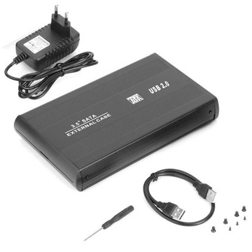 внешний корпус для USB-диска настольного компьютера 3,5 дюйма, алюминий