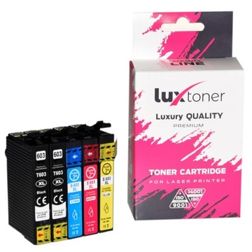 Zestaw 5x Tusz do Epson T603 XL CMYK zamienniki