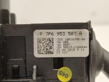 VW TOUAREG II 7P ЛЕНТА КОМБИНИРОВАННОГО ПЕРЕКЛЮЧАТЕЛЯ 7P6953507A ОРИГИНАЛ 10-18