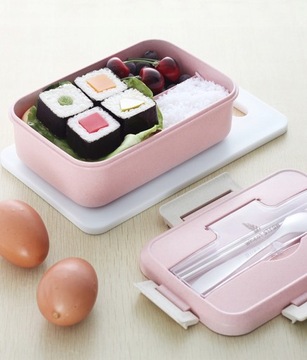 ŚNIADANIÓWKA RÓŻOWY SZKOŁA PODRÓŻ LUNCH BOX 1000ML
