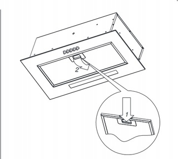 Встраиваемая кухонная вытяжка MAAN Tytan 60 610 м