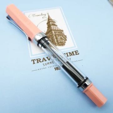 Lanbitou Transparent Fountain Pen Plastic F/E