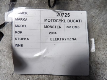 Ducati Monster 1000 боковая подножка