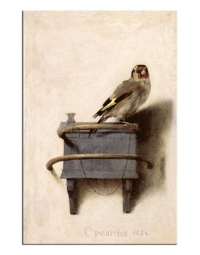 Szczygieł Goldfinch Fabritius reprodukcja płótno
