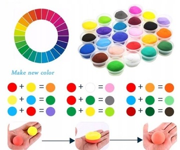 Пластилин Пенопласт Полимерная глина Глина 36 шт.