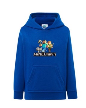 Dziecięca bluza Hoody Minecraft - 5/6 lat