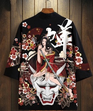 Japońskie Kimono Yukata samuraj tradycyjne