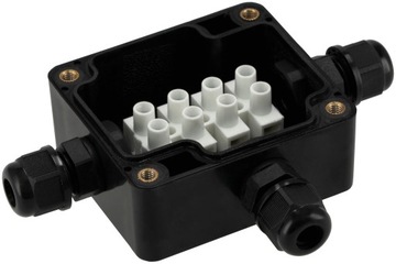 Герметичная монтажная коробка, эклектичный разъем IP68, с 4-контактным кубиком