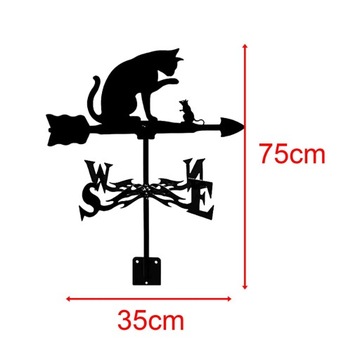 Флюгер Флюгер Арт высотой 75 см в классическом стиле кошки-мышки