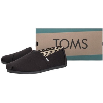 Buty Espadryle Męskie Toms Alpargata 10017670 Czarne