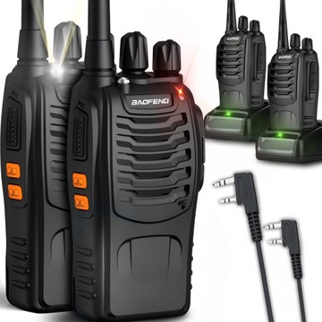 2x walkie talkie amp pmr PMR большой диапазон Baofeng Radio Set Set