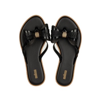 Japonki damskie MELISSA FLIP FLOP SLIM V AD M 35748 AU002 BLACK - 39, Czarn