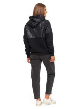 ЖЕНСКАЯ ХУДИ MORAJ, УТЕПЛЕННАЯ, КОМФОРТНАЯ, КЛАССИЧЕСКАЯ С ПРИНТОМ S