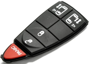 CHRYSLER JEEP DODGE KLUCZYK OBUDOWA GUMKA PRZYCISK