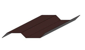 Listwa wykończeniowa kominowa brąz PS RAL8017 2mb