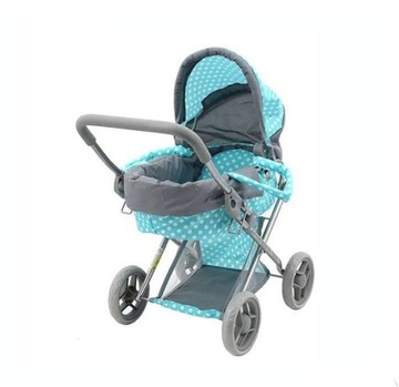 Wózek dla Lalek Głęboki - niebieski Adar