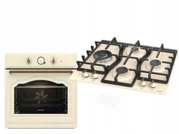 КУХОННЫЙ ГАРНИТУР GORENJE РЕТРО В БЕЖЕВОМ ЦВЕТЕ