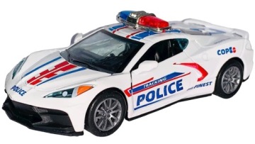 АВТОМОБИЛЬНЫЙ МЕТАЛЛ ПОЛИЦЕЙСКИЙ СВЕТ ЗВУК 12 СМ ВЕСНА