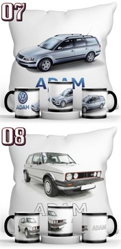 VOLKSWAGEN MAGIC КРУЖКА + ПОДУШКА + НАБОР ИМЕНИ