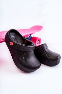 Детские черные сабо Big Star II375001