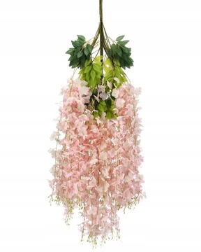 12x WISTERIA GLICYNIA sztuczna girlanda kwiatowa gałązki zwisające