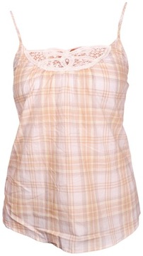 ONLY top CHECKED beige LAFY LOVE _ S