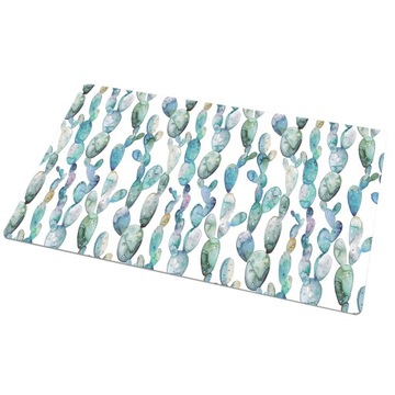 Do szkoły trwała mata pod zeszyt Akwarela kaktusy