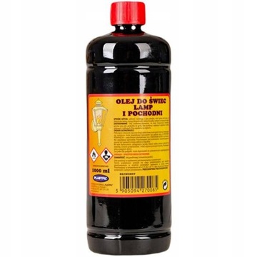 Olej do pochodni lamp naftowych i świec 1000 ml