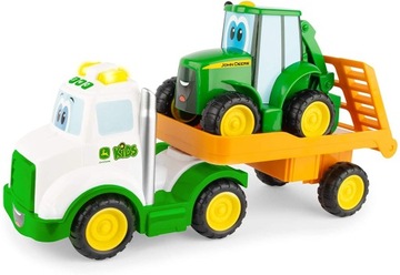 JOHN DEERE TRAKTOR JOHNY Z LAWETĄ śpiewa świeci