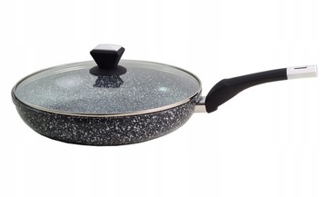 Patelnia ceramiczna granitowa z pokrywką 22 7529